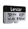 Lexar microSDXC Professional SILVER Plus UHS-I/U3/A2/4K R205/W150 (V30) 512GB