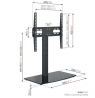 Vogels | Desk Mount | MS3085-A1 Table-Top Stand Medium | Full motion | 32-65 " | Black