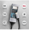 AXAGON | ADE-TXPD USB-C Gigabit Ethernet Adapter with PD 100W