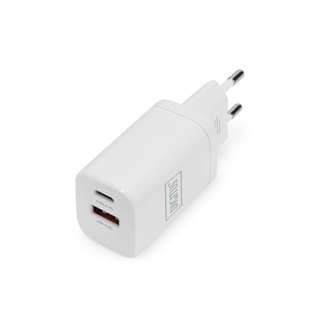Digitus USB Charger 1x USB-A/1x USB-C, 30W | DA-10062