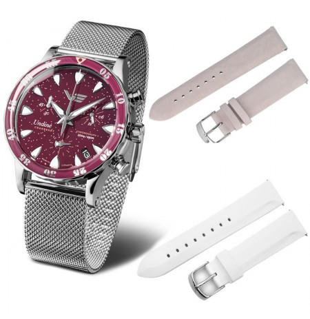 Vostok Europe Undinė CRANBERRY VK68-515A774BRSiWhite