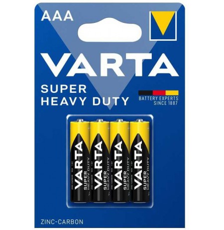 VARTA Super Heavy Duty, AAA (LR03), 4 pcs