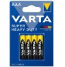 VARTA Super Heavy Duty, AAA (LR03), 4 pcs