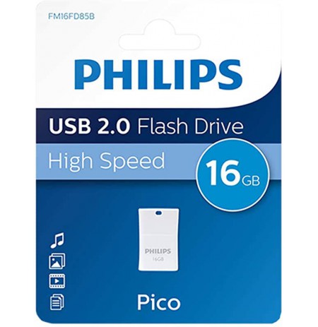 Philips USB 2.0 16GB Pico Edition Ocean Blue