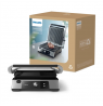 Philips | Contact Electric Grill | HD6301/90 5000 Series | Table | 2200 W | Black