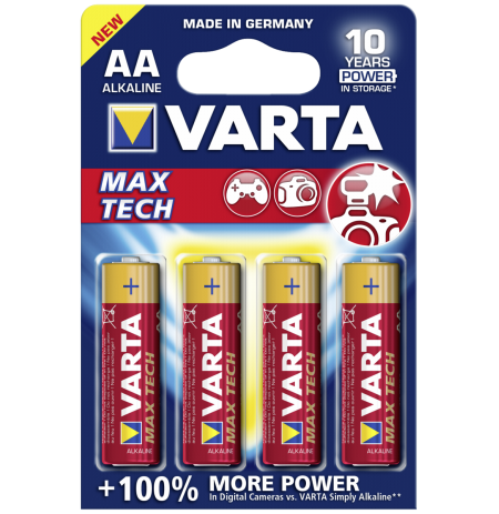 1x4 Varta Max Tech Mignon AA LR 6