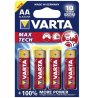 1x4 Varta Max Tech Mignon AA LR 6