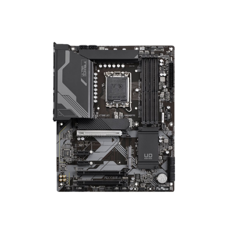 Gigabyte Z790 D AX | Processor family Intel | Processor socket LGA1700 | DDR5 | Supported hard disk drive interfaces SATA, M.2 |