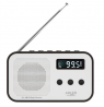 Adler | Digital radio PLL AM/FM | AD 1907 | Alarm function | White/Black