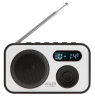 Adler | PLL AM/FM Digital Radio | AD 1906 | Alarm function | White/Black