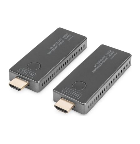 Digitus 4K Wireless Video Extender, 30 m (HDMI - HDMI) | DS-55323 | Black/Silver