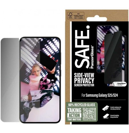 Samsung Galaxy S25 Ultra-Wide Fit Privacy SAFE Glass by PanzerGlass