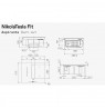 Hob and Hood (2in1) ELICA NIKOLATESLA FIT RAW BR/A/72