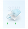 Anker | Power Bank with Built-In USB-C Cable | A1689031 | 20000 mAh | 30W Output | Blue