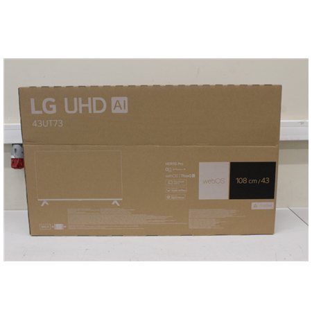 LG | 43UT73003LA | 43 | Smart TV | webOS24 | UHD | Black | DAMAGED PACKAGING