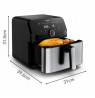 Tefal EY855D10 Easy Fry Mega Air Fryer, Extra Large 7.5 L, Black | TEFAL