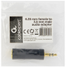 Cablexpert 6.35 mm female to 3.5 mm male audio adapter | A-6.35F-3.5M