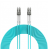 Cablexpert Multimode Duplex OM4 50/125 Fiber Optic Cable, 0.5 m | CFO-MDOM4-LC/LC-0.5M