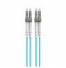 Cablexpert Multimode Duplex OM4 50/125 Fiber Optic Cable | CFO-MDOM4-LC/LC-1M | Blue | 1 m
