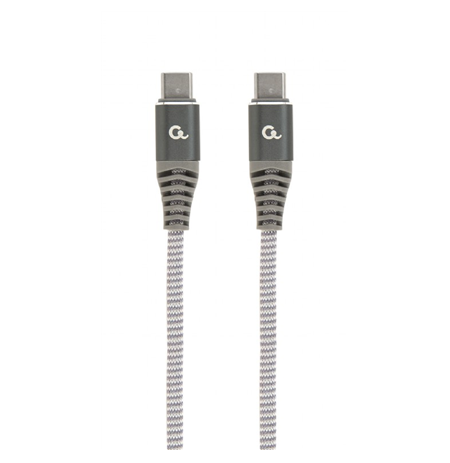 Cablexpert 100 W Type-C Power Delivery (PD) premium charging and data cable, 1.5 m | CC-USB2B-CMCM100-1.5M