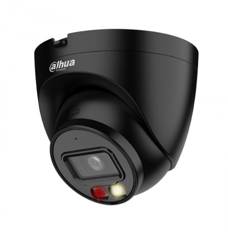Dahua Dome IPC-HDW1439V-A-IL-0280B (juoda, 4 MP, F2.8, 30m IR + šviesa, IP67)