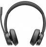 Poly Voyager 4320 MS Teams Belaidės ausinės, Bluetooth, USB-A, +BT700 dongle, +Charging Stand, Juoda