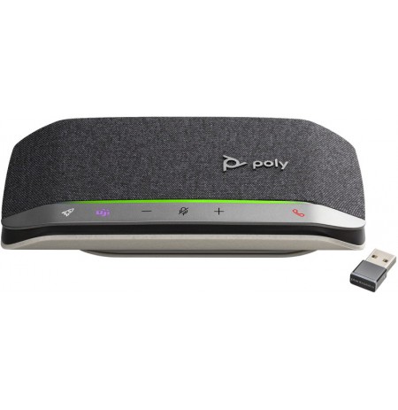 POLY Sync 20+ MS Teams Belaidis Konferencinis garsiakalbis, USB-A BT600, Silver
