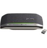 POLY Sync 20+ MS Teams Belaidis Konferencinis garsiakalbis, USB-A BT600, Silver