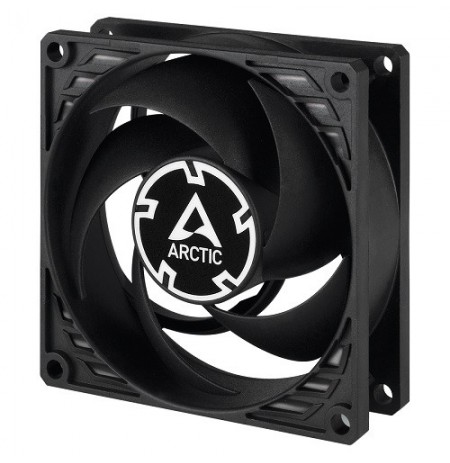 ARCTIC P8 Silent ypač tylus korpuso ventiliatorius, 3-pin, 80mm, juodas