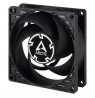 ARCTIC P8 Silent ypač tylus korpuso ventiliatorius, 3-pin, 80mm, juodas