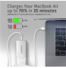 AXAGON GaN wallcharger 3x port (USB-A + 2x USB-C), PD3.0/PPS/QC4+/SFC2.0/AFC/SCP/FCP/Apple, 65W | ACU-DPQ65W
