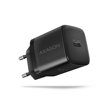AXAGON Wallcharger 1x port USB-C, PD3.0/PPS/QC4+/AFC/FCP/Apple, 20W | ACU-PD20