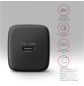 AXAGON Wallcharger 1x port USB-C, PD3.0/PPS/QC4+/AFC/FCP/Apple, 20W | ACU-PD20