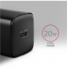 AXAGON Wallcharger 1x port USB-C, PD3.0/PPS/QC4+/AFC/FCP/Apple, 20W | ACU-PD20