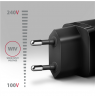 AXAGON Wallcharger 1x port USB-C, PD3.0/PPS/QC4+/AFC/FCP/Apple, 20W | ACU-PD20