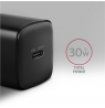 AXAGON Sil wallcharger 1x port USB-C, PD3.0/PPS/QC4+/SFC/AFC/Apple, 30W | ACU-PD30