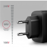 AXAGON GaN wallcharger 2x port (USB-A + USB-C), PD3.0/PPS/QC4+/SFC2.0/AFC/SCP/FCP/Apple, 45W | ACU-PQ45