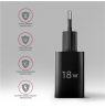 AXAGON Wallcharger 1x port USB-A, QC3.0/AFC/FCP/Apple, 18W | ACU-QC18