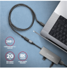 AXAGON Extension USB 20Gbps cable, 0.5 m | BUCM32-CF05AB | USB-C to USB-C