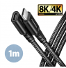 AXAGON Extension USB 20Gbps cable, 1 m | BUCM32-CF10AB | USB-C to USB-C