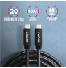 AXAGON Data and charging USB 2.0 cable, 1.5 m | BUCM32-CM15AB | USB-C to USB-C