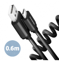 AXAGON Data and charging USB 2.0 cable, 0.6 m | BUCM-AM10TB | USB-A to USB-C