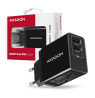 AXAGON Dual wall charger 240V/2x port 5V-2.2A and 5V-1A, 16W | ACU-DS16