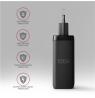 AXAGON GaN wallcharger, 3x port (USB-A + 2x USB-C), PD3.0/PPS/QC4+/SFC2.0/AFC/SCP/FCP/Apple, 100W | ACU-DPQ100