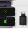 AXAGON GaN wallcharger, 3x port (USB-A + 2x USB-C), PD3.0/PPS/QC4+/SFC2.0/AFC/SCP/FCP/Apple, 100W | ACU-DPQ100