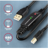 AXAGON USB repeater cable, 15m | ADR-215B | USB Type A - USB Type B