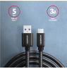 AXAGON Data and charging USB 3.2 Gen 1 cable, 1 m | BUCM3-AM10AB | USB Type A - USB Type C