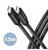 AXAGON Data and charging USB 3.2 Gen 1 cable, 1.5 m | BUCM3-CM15AB | USB Type C - USB Type C