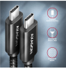 AXAGON Data and charging USB4 Gen 3x2 cable, 1 m | BUCM432-CM10AB | USB Type C - USB Type C