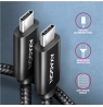 AXAGON Data and charging USB4 Gen 3x2 cable, 1 m | BUCM3-CM15AB | USB Type C - USB Type C
